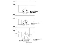 Tre hål socket