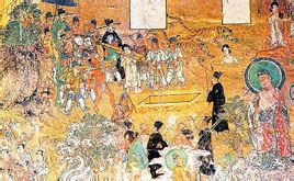 Songdynastin tempel väggmålningar