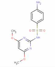 Mellan sulfadimetoxin