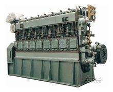 Marin dieselmotor