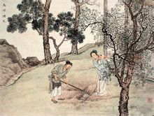 Guoju begravd barn